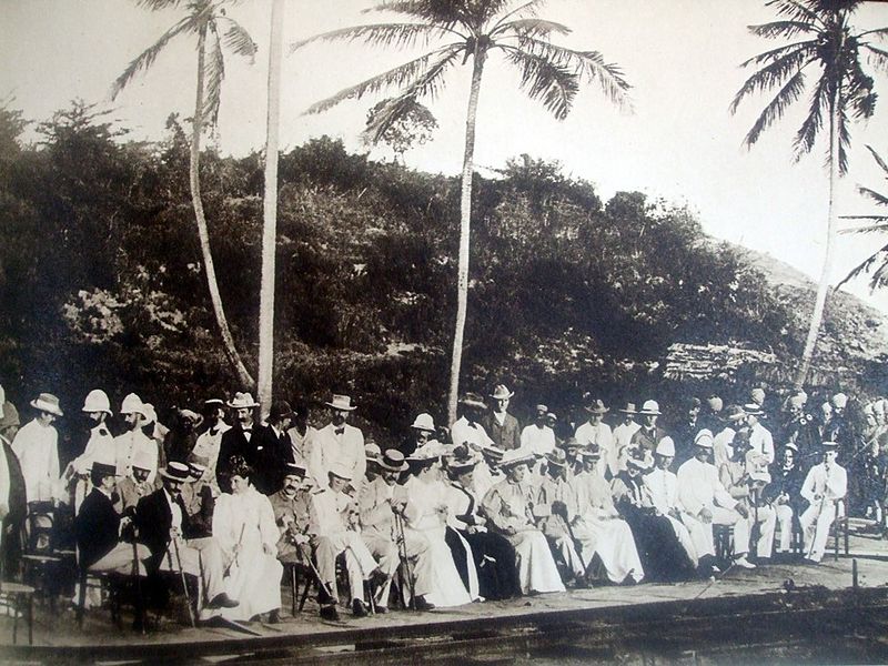 First day of work on the Kenya-Uganda Railway, 30th May 1896