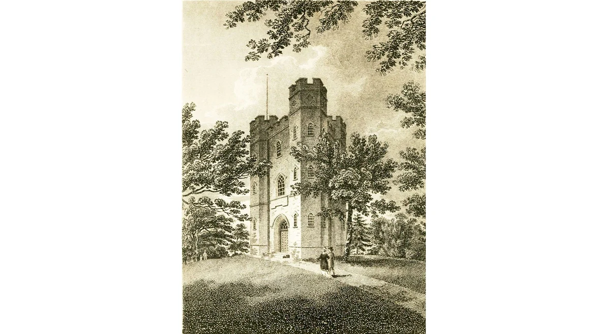 Historic photo of the Severndroog Castle