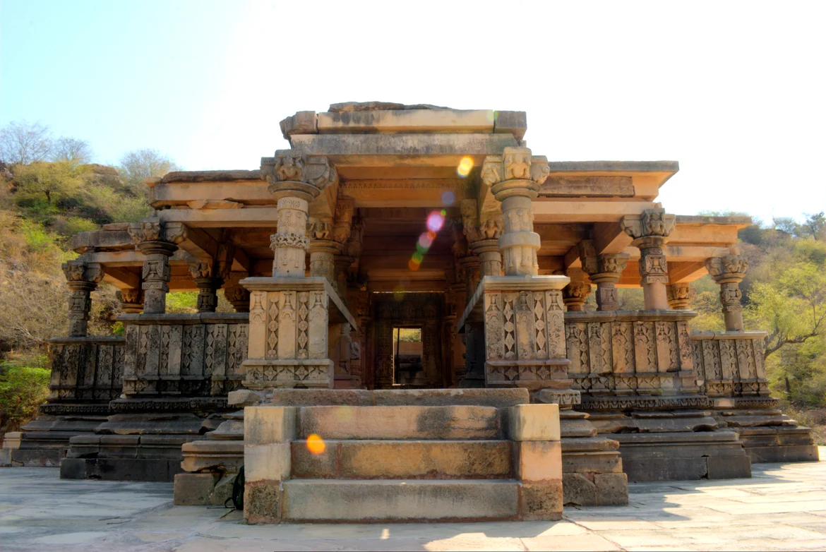 One of the restored Vishnu Temple at Bateshwar temple complex