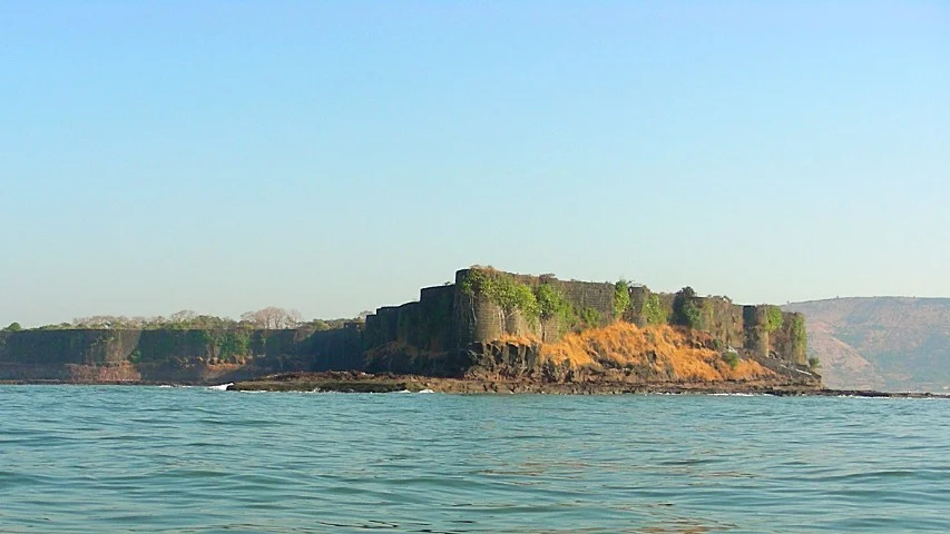 Suvarnadurg Fort, situated on the west coast of Maharashtra