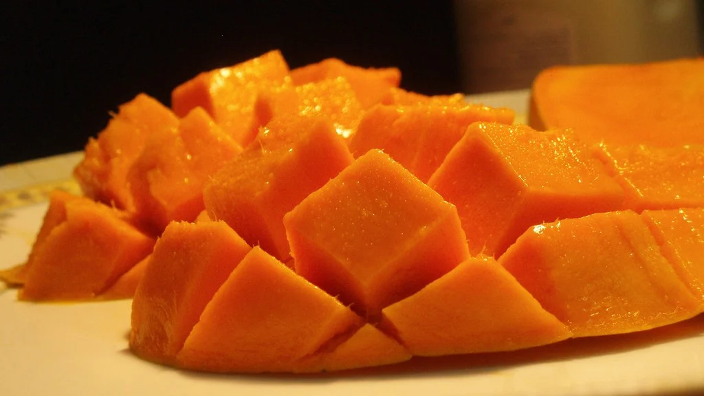 Pulp of an Alphonso Mango