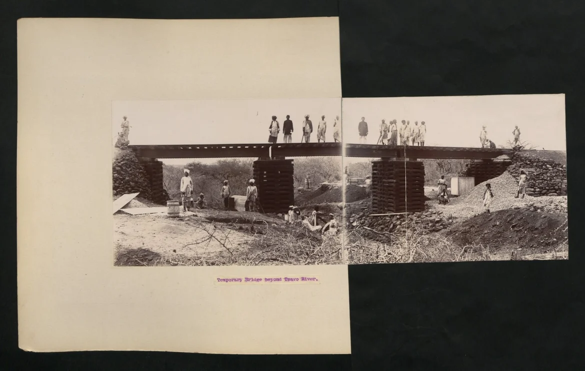 Construction of the Tsavo River Bridge 