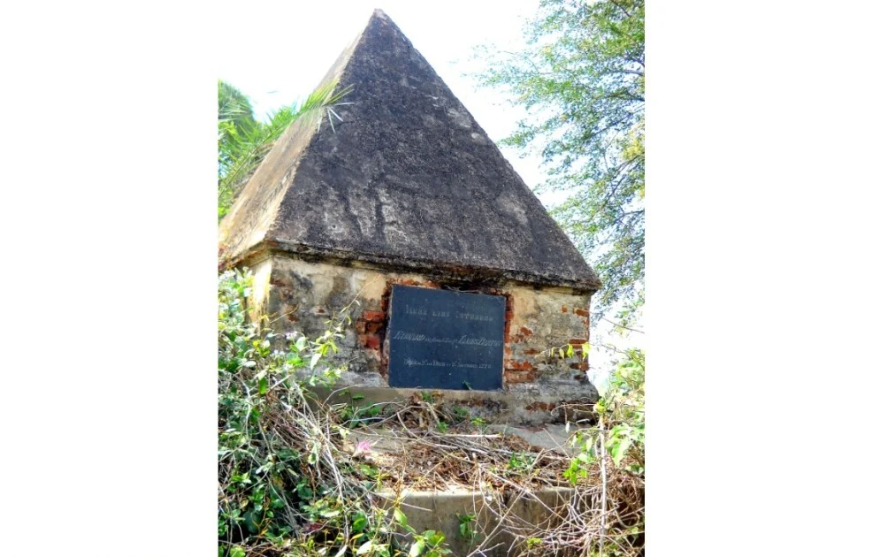 Grave of James Barton’s son near Tilha Kothi, Bhagalpur