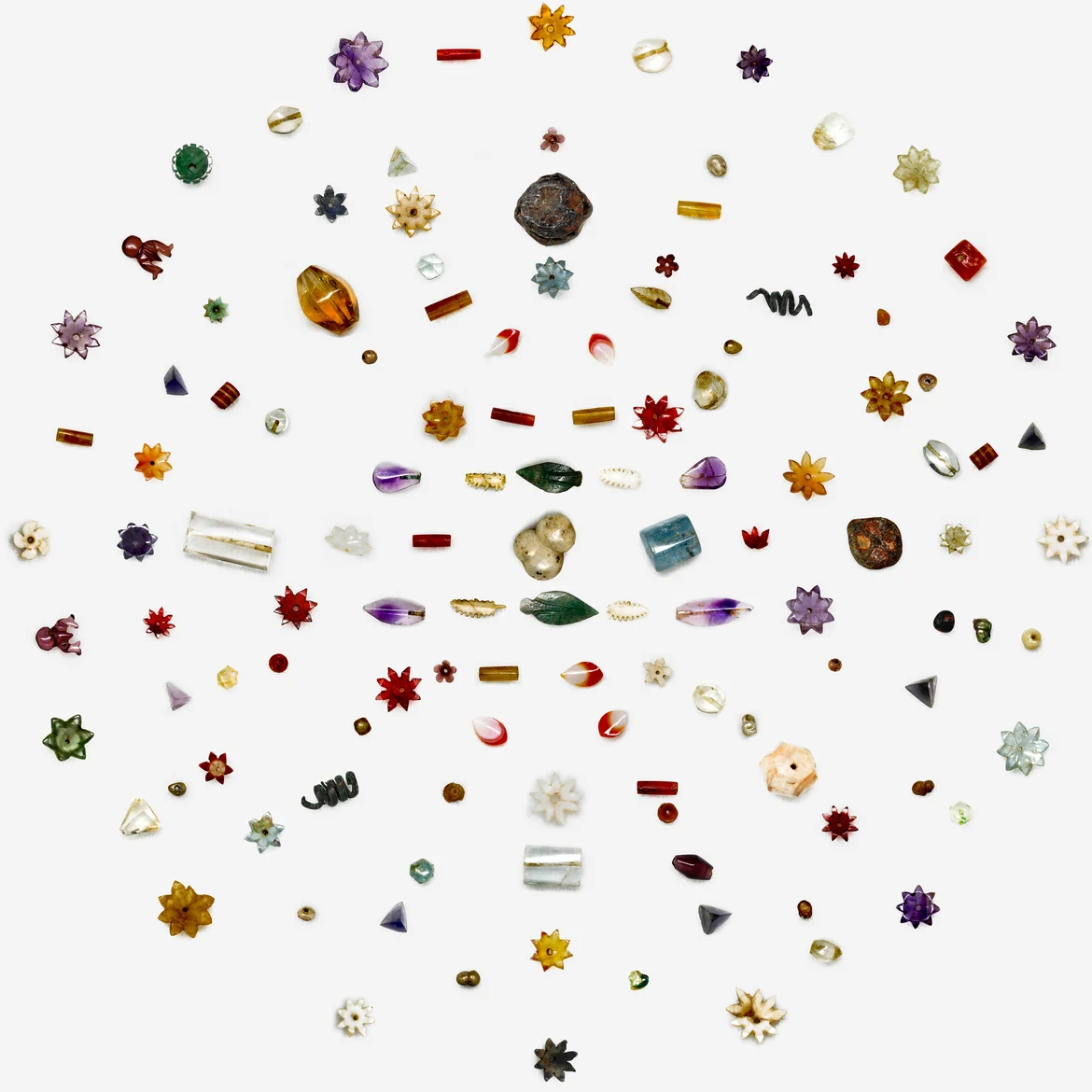 Some of the jewels found at Piprahwa