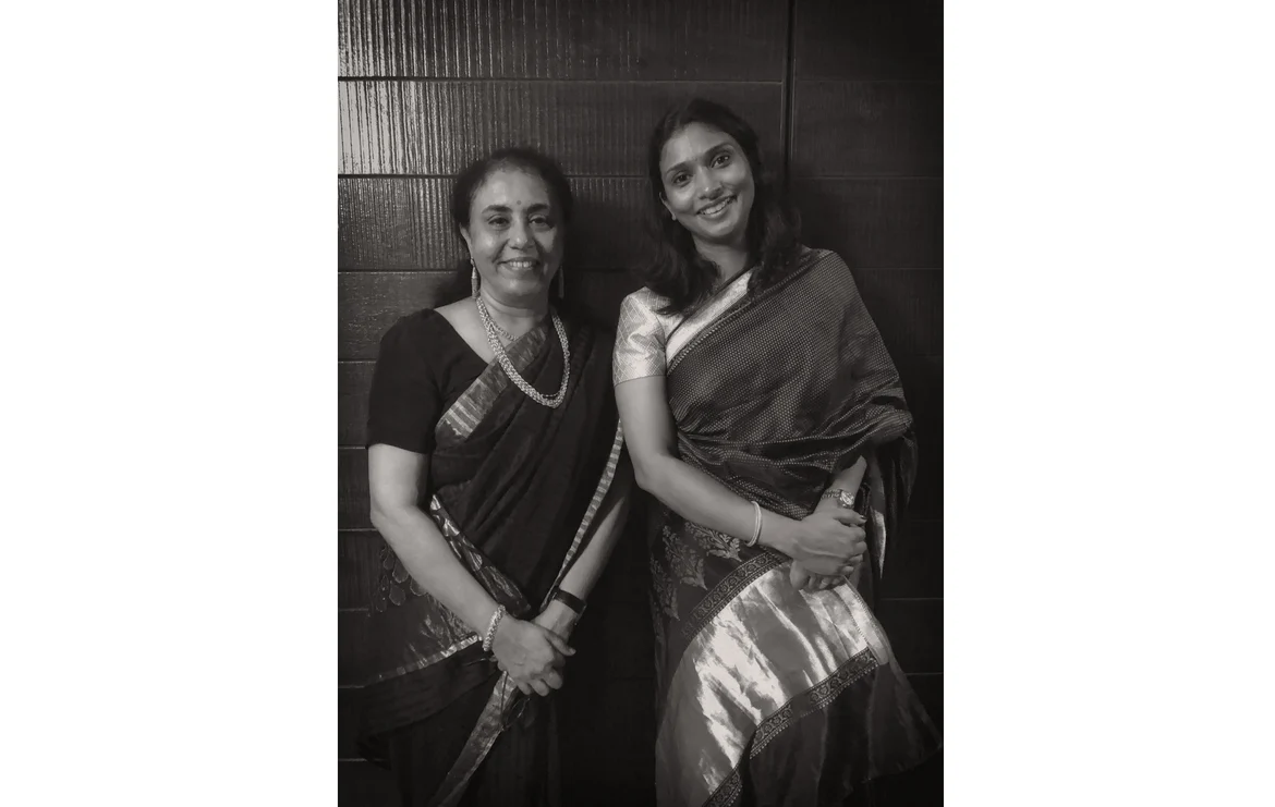 Dr. Usha Balakrishnan (left) with co-author Deepthi Sasidharan