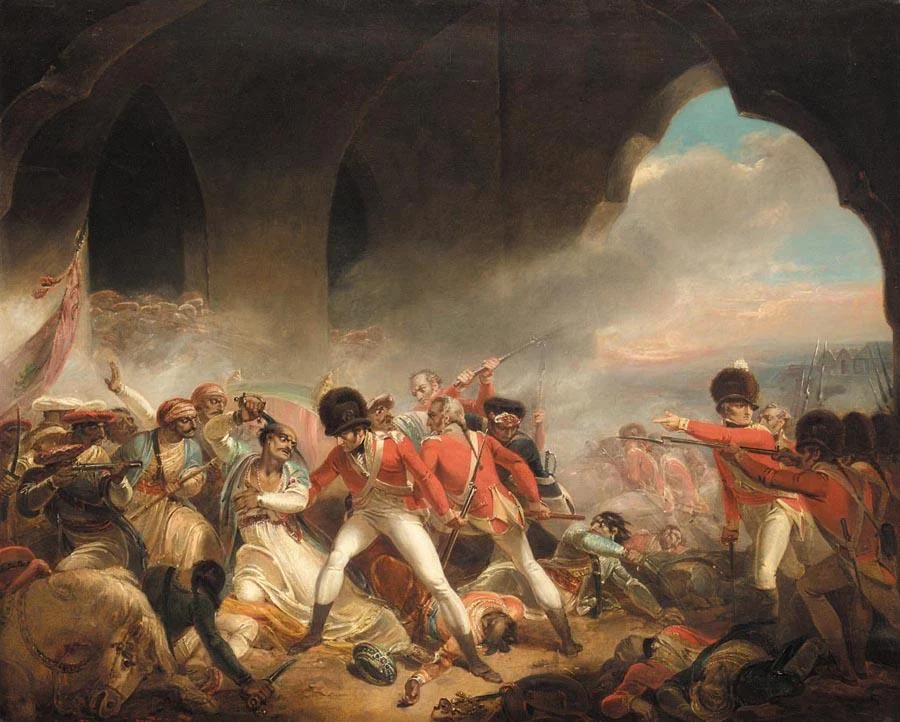 The Siege of Srirangapatna and the death of Tipu Sultan
