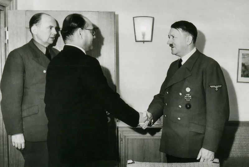 Subhas Bose meeting Adolf Hitler