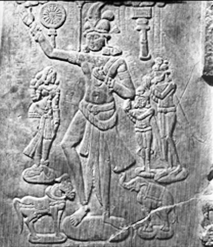 Chakravartin from Jaggayyapeta Stupa