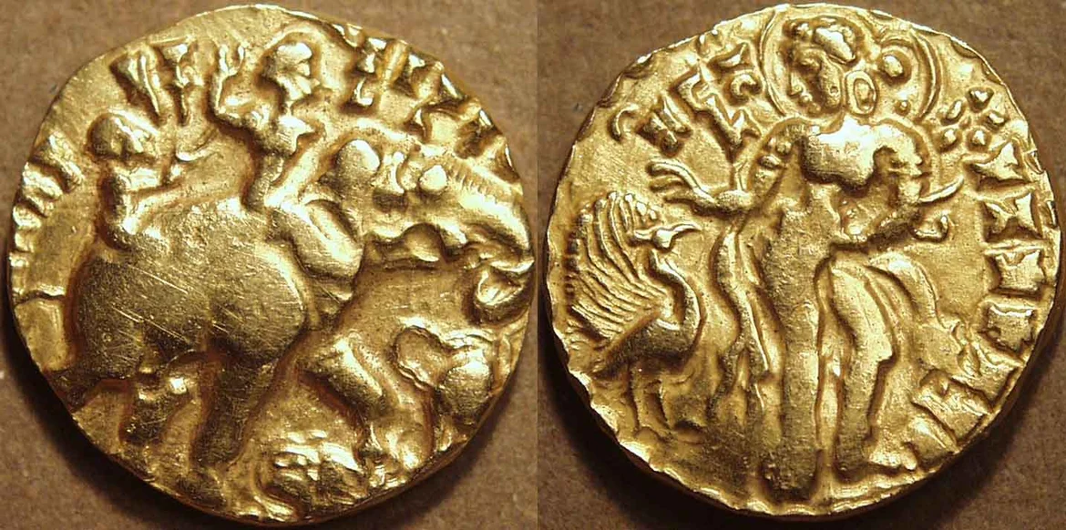 Elephant-rider type of Kumaragupta