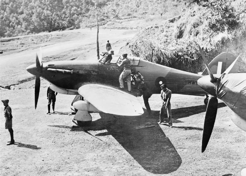 The British Hawker Hurricane 