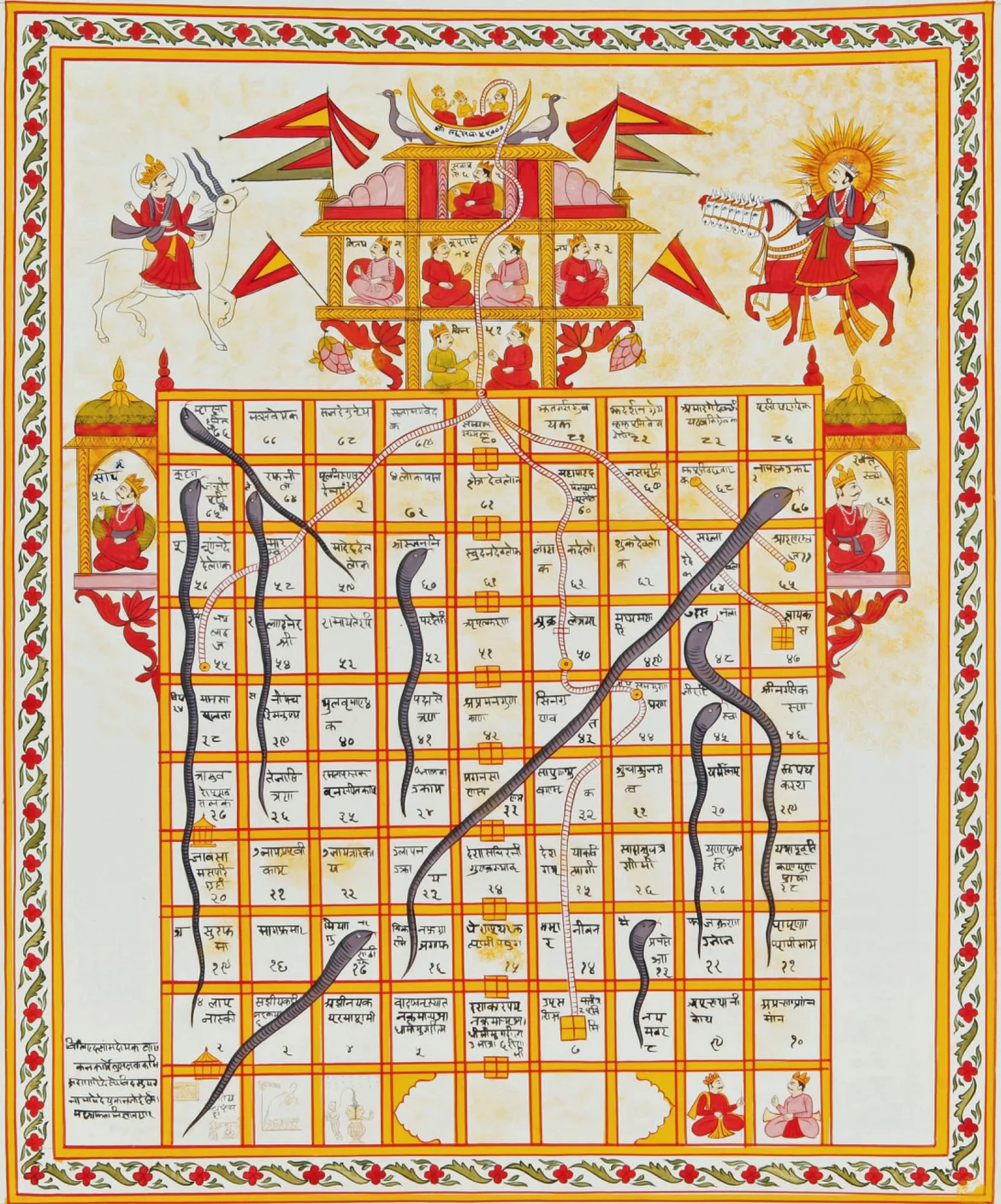 Jain version, painting on cloth, 19th century