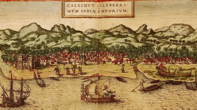 The Port of Calicut, hub of the global pepper trade