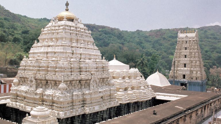 Sanctum Sanctorum of the Simhachalam temple