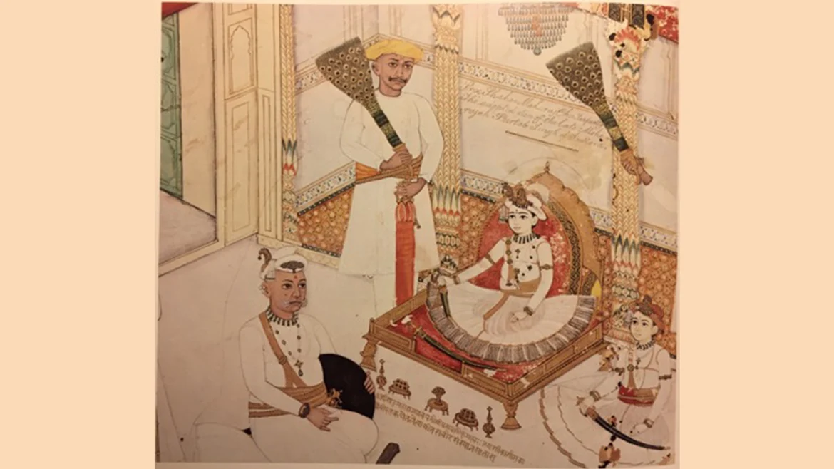 Chattrapati Shahu, adopted son of Chhatrapati Pratapsinh along with his half-brother Appasaheb Chattrapati