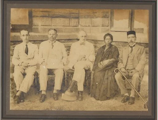 Muthulakshmi with the Hartog Commission