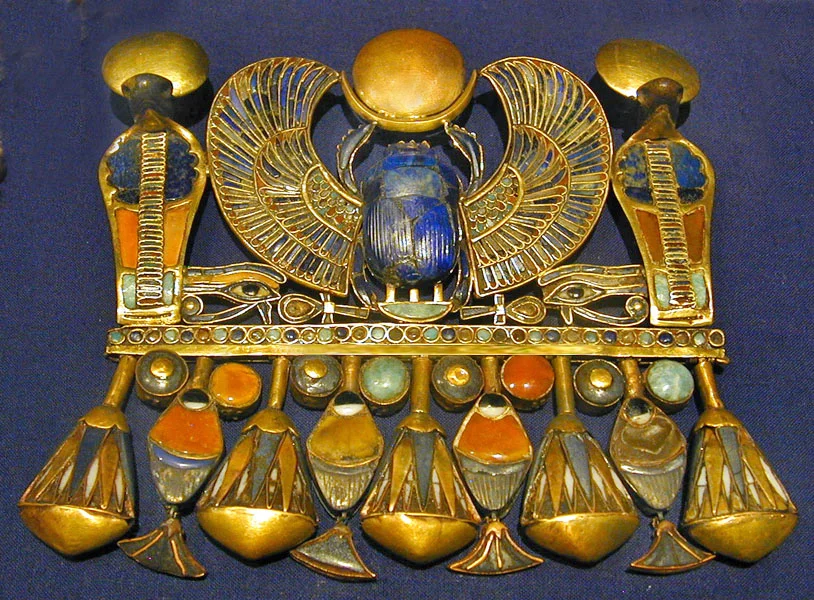 Tutankhamun scarab from ancient Egypt