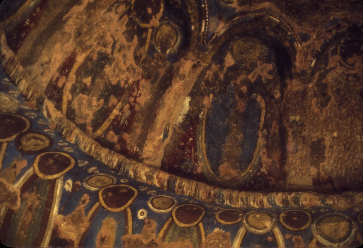 Painting from Bamiyan Caves, Afghanistan