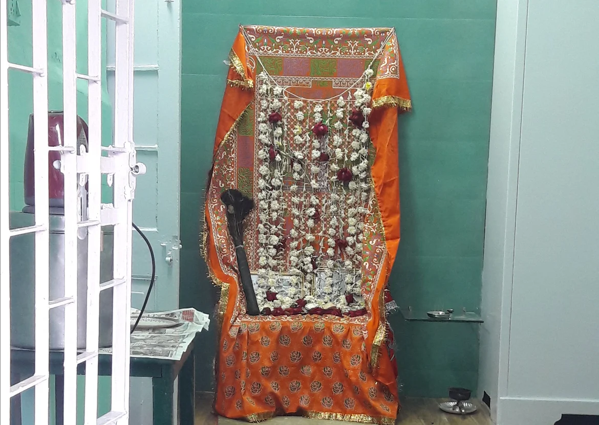 The cupboard in the Mahim police station