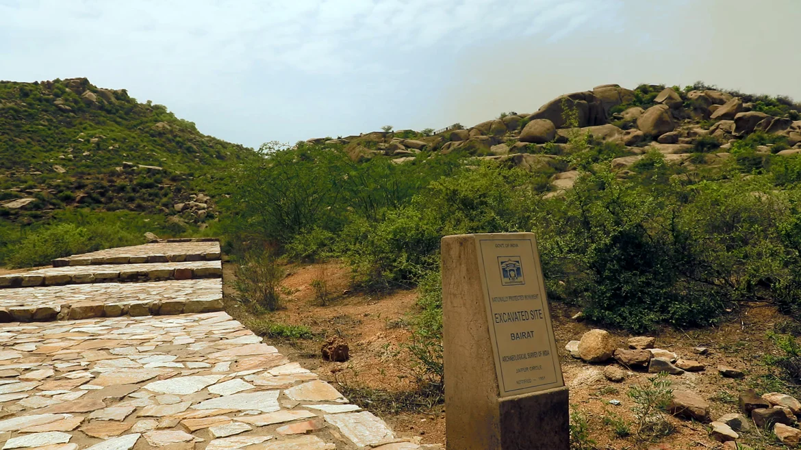 The Viratnagar excavated site