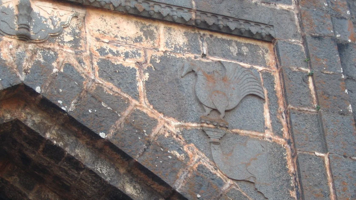 The peacock motif of the Adil Shahis