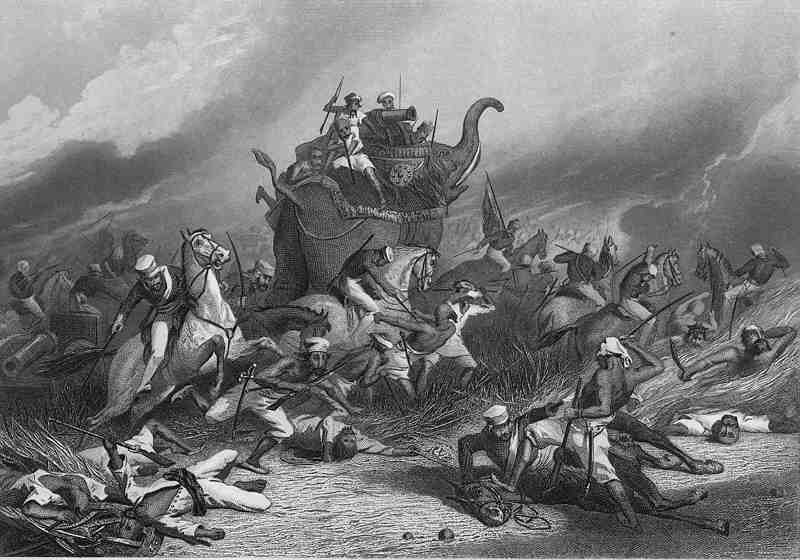 British Battle at Jhansi