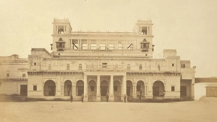 Façade of Scindia’s Palace, Lashkar, Gwalior 