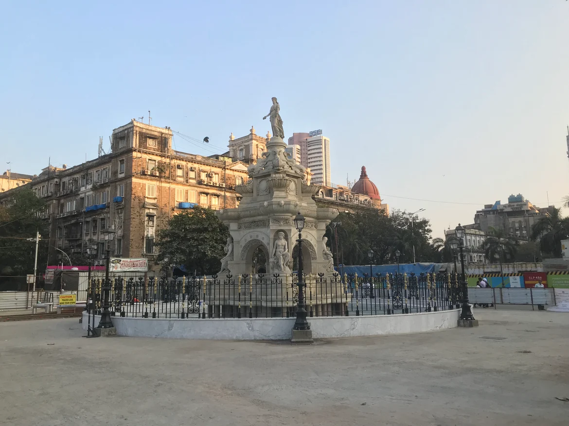 The fountain after its restoration