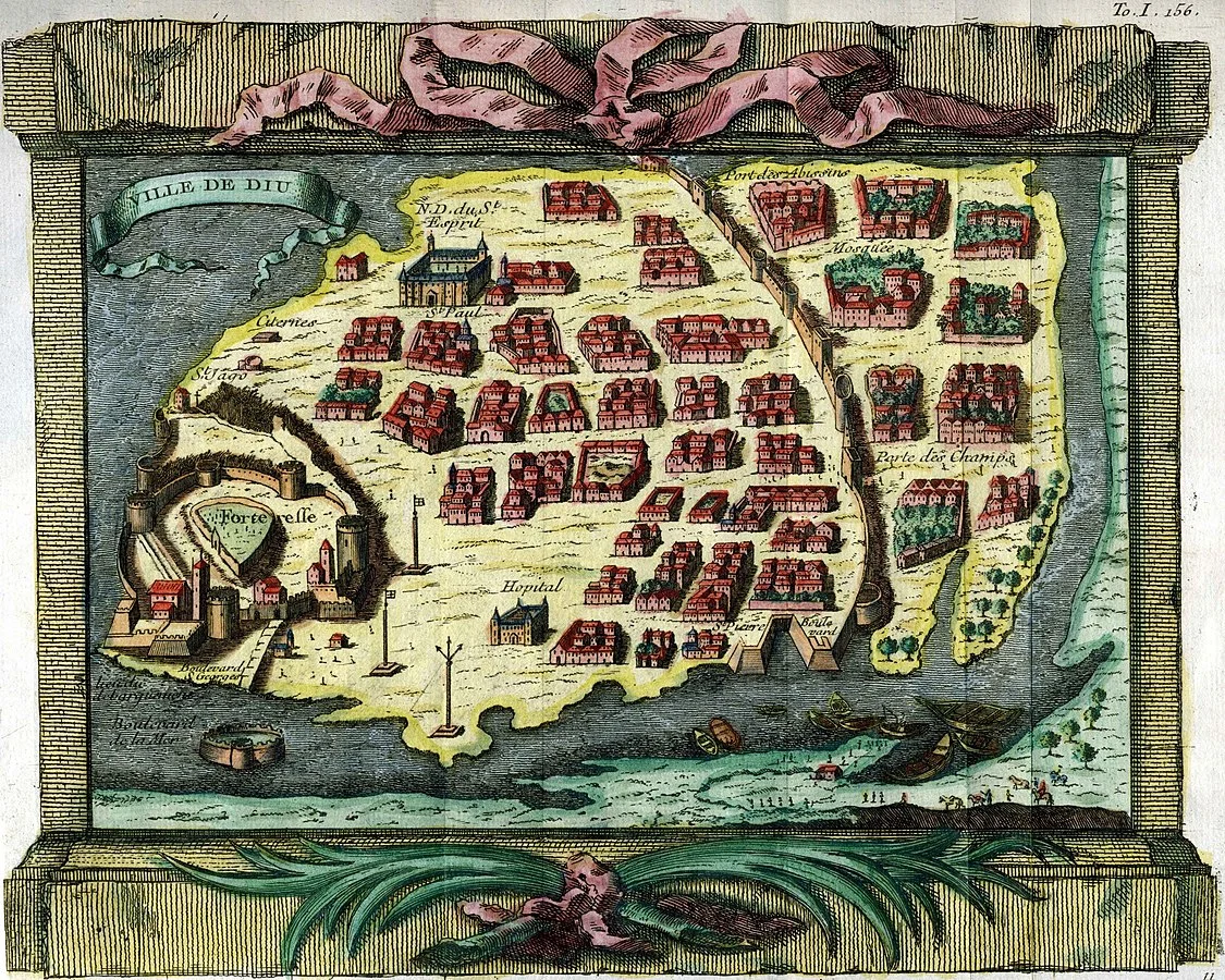Diu in 17th - 18th century
