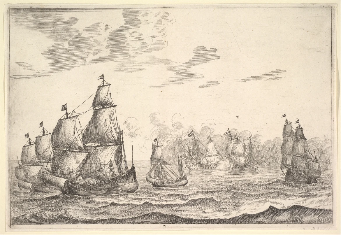 <b>Naval Battle Scene</b>