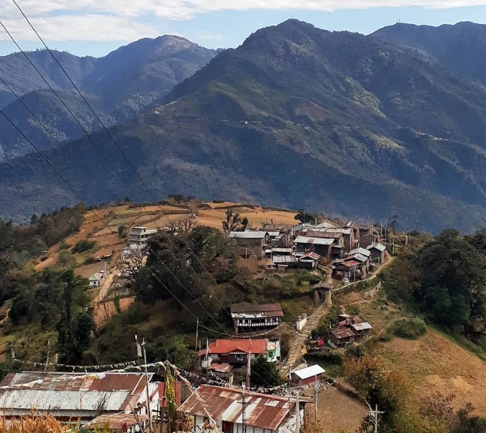 The village of Thembang