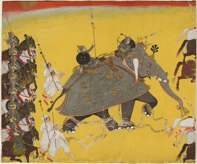 Elephant in Battle (Kota)