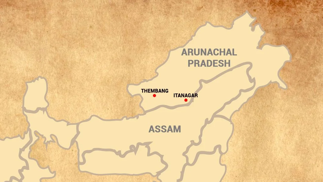 Location of Thembang