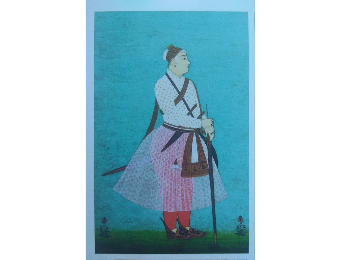 Jaswant Singh in Mughal style