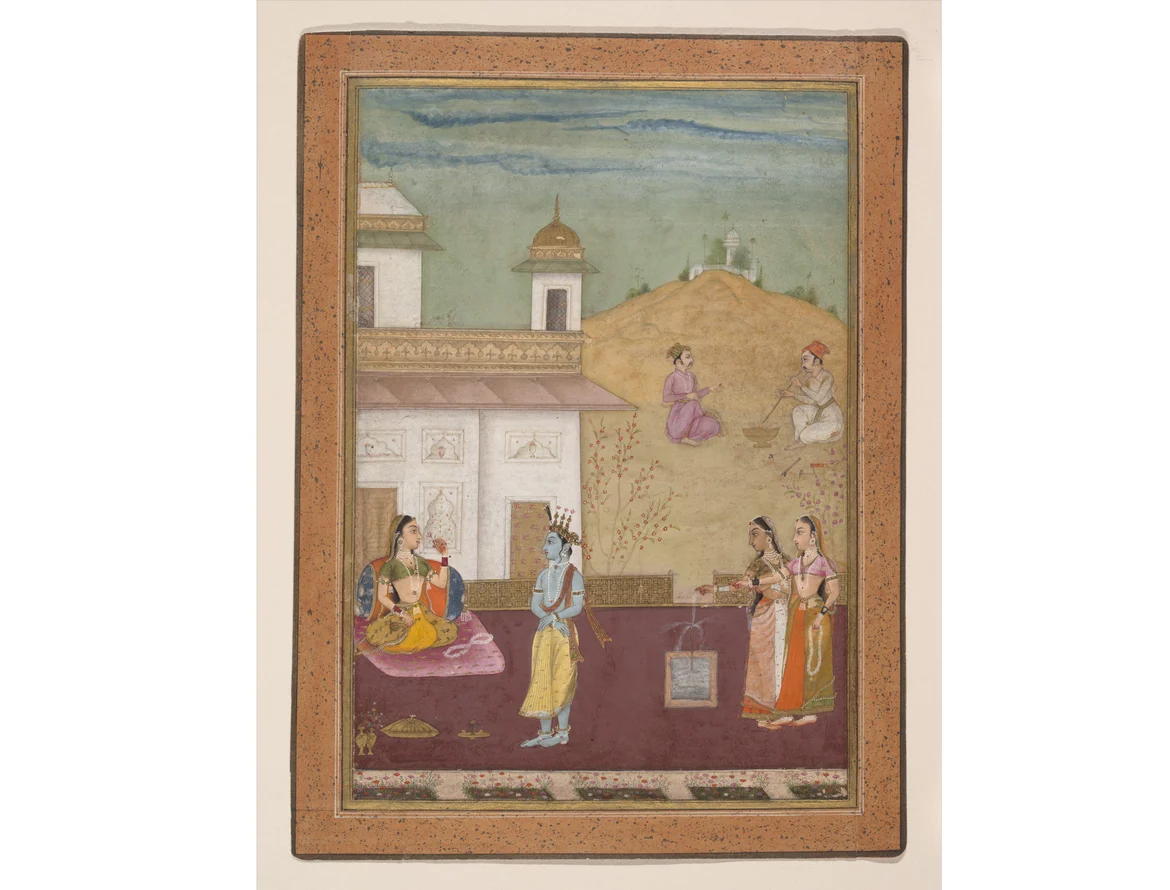 Folio From Rasikapriya by Ustad Nuruddin