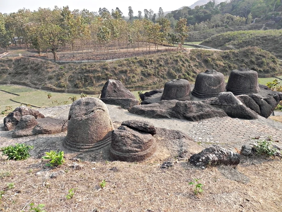 Shivalingas and Stupas