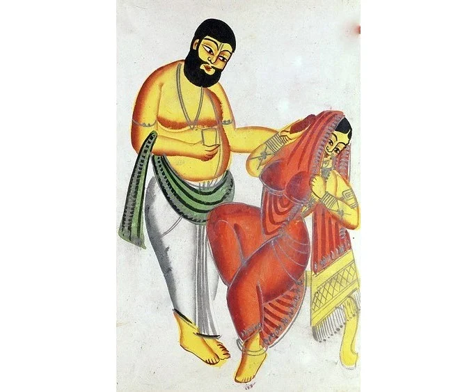 The Mahant offers Elokeshi medicine for childbirth