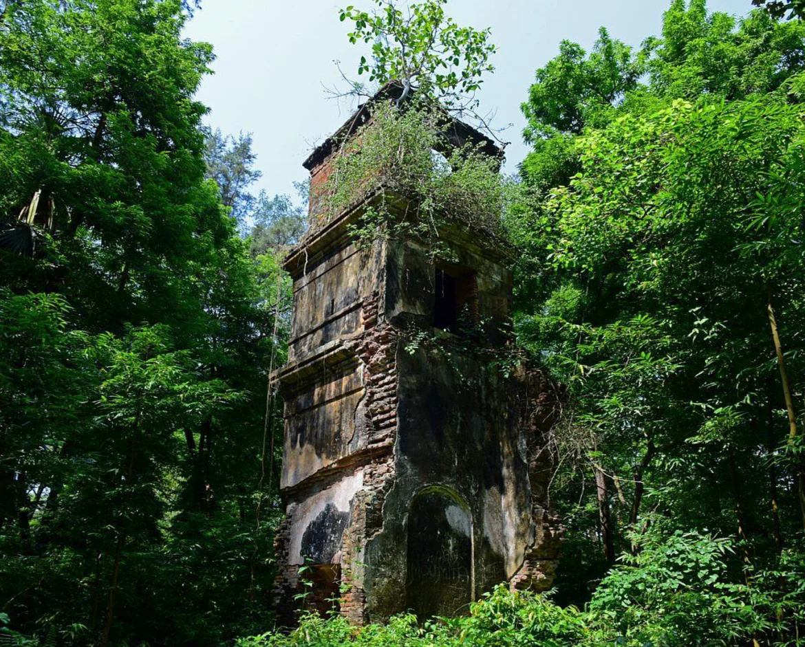Ruins of First Telegraph office at Khejuri