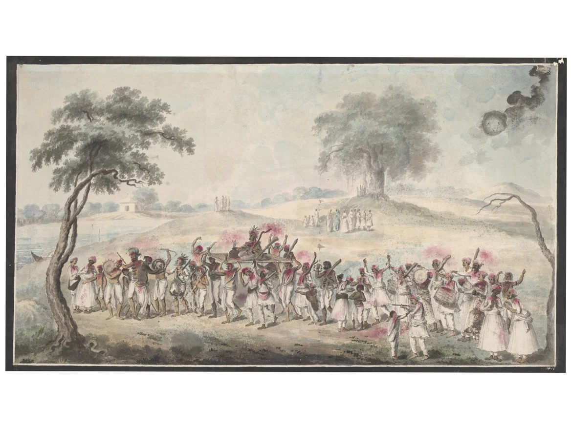 Holi Celebration,Calcutta or Murshiddabad, 1795-1805 