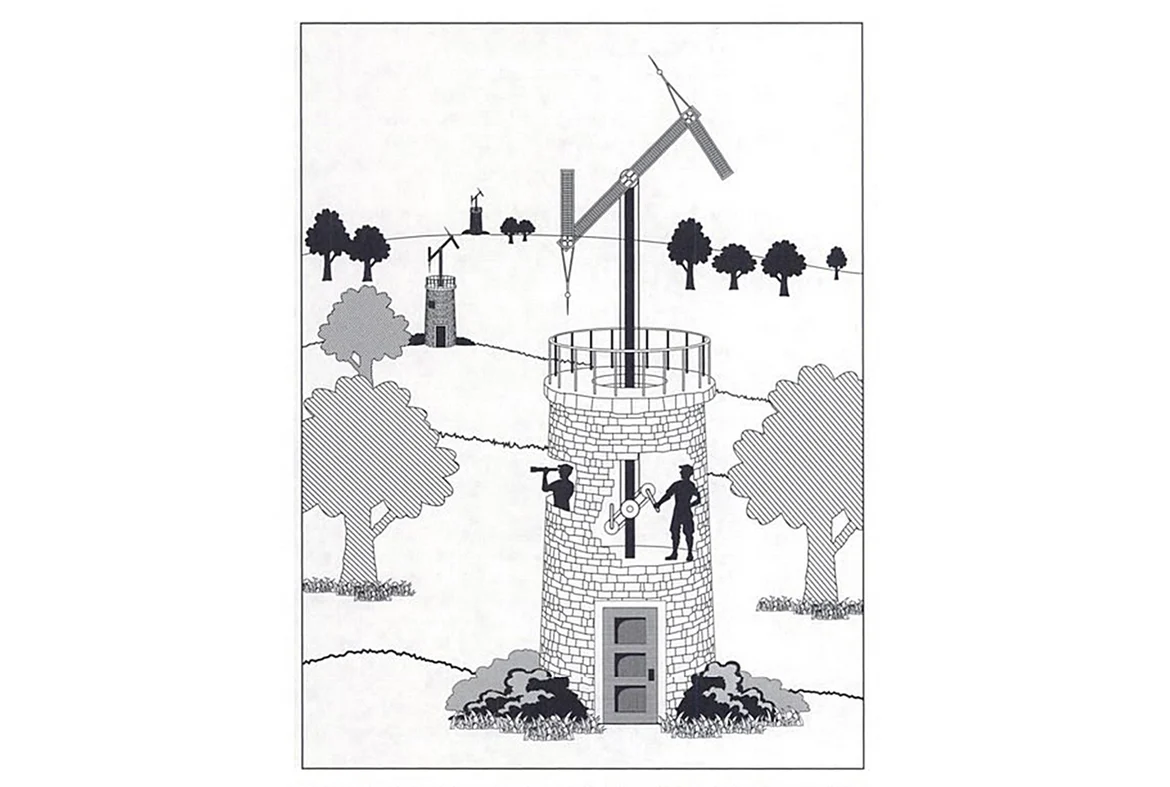 Chappe Towers - Groundbreaking Scientific Experiments by Jonathan Shectman (Page 172 -173) 