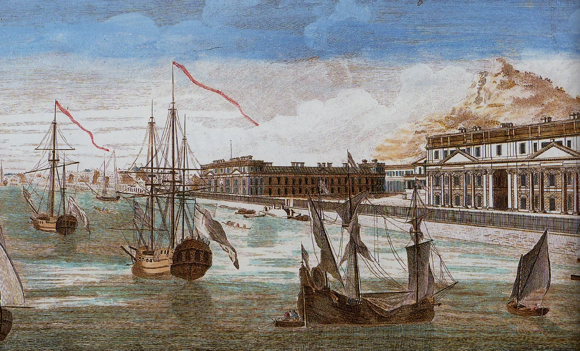 Shops of the East India Company in Pondicherry