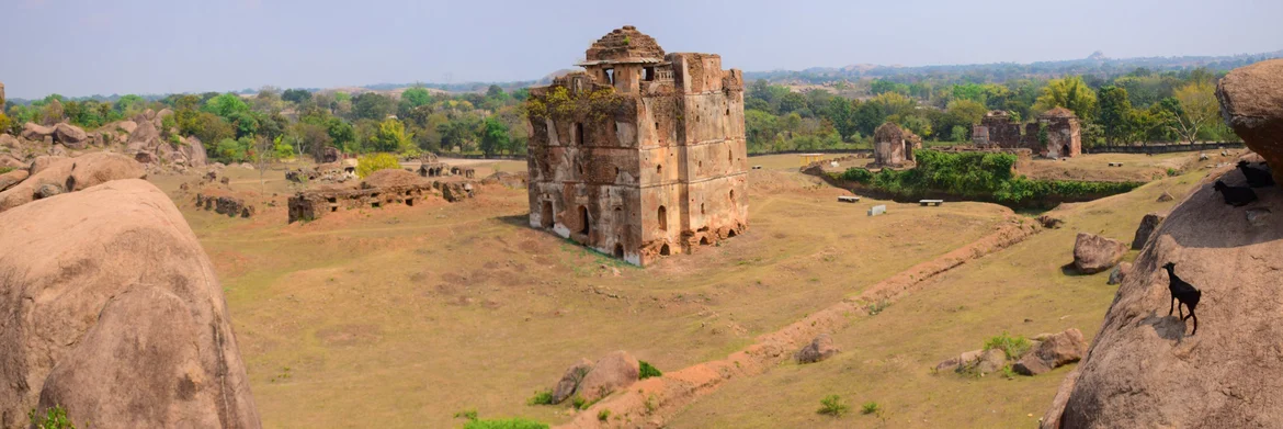 Panaromic view of the Palace