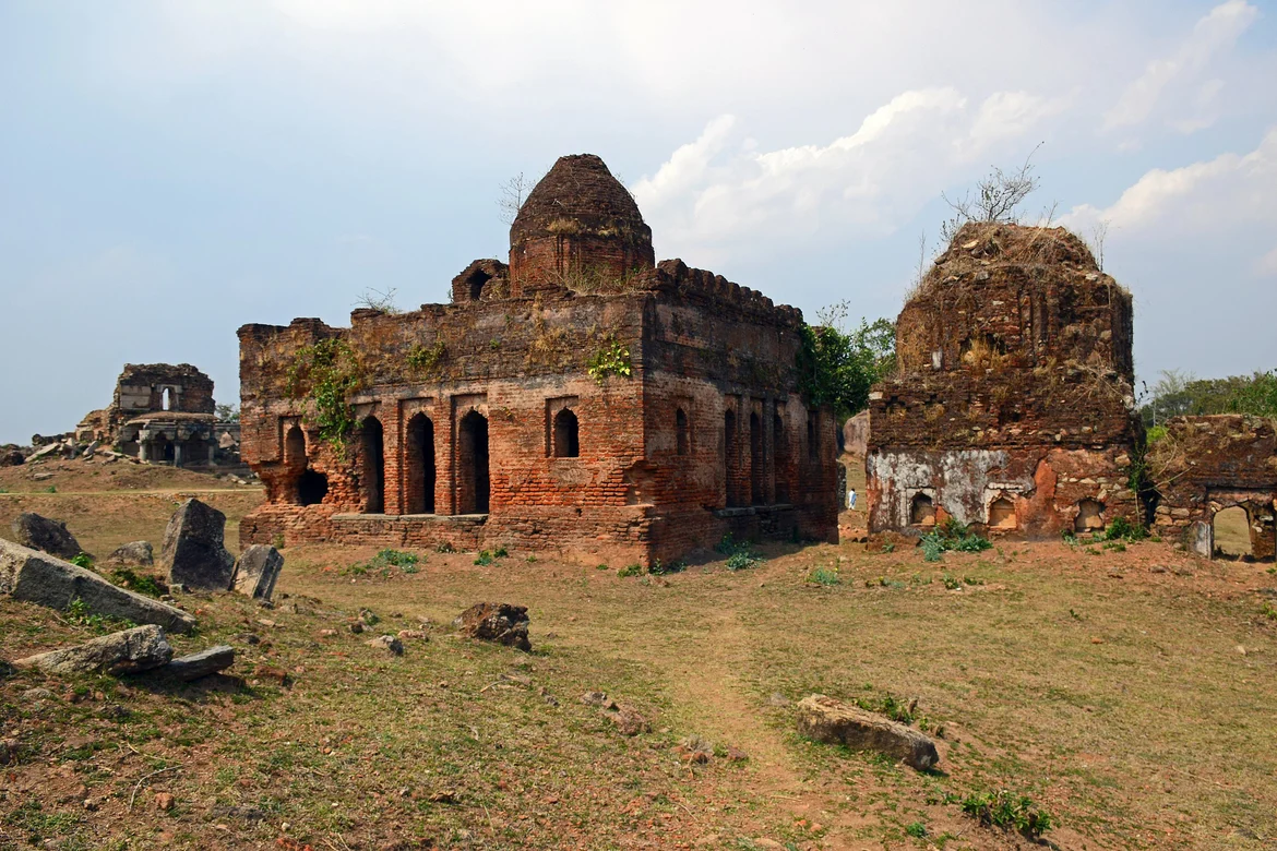 Brick temple structure