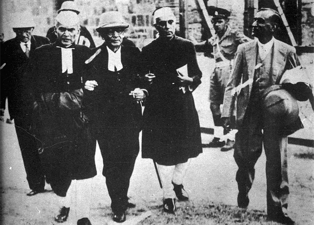 Nehru at INA trial
