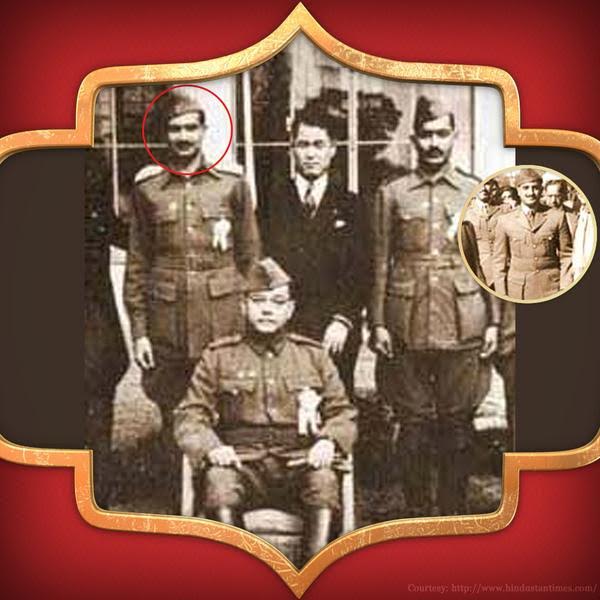 General Shahnawaz Khan with Bose