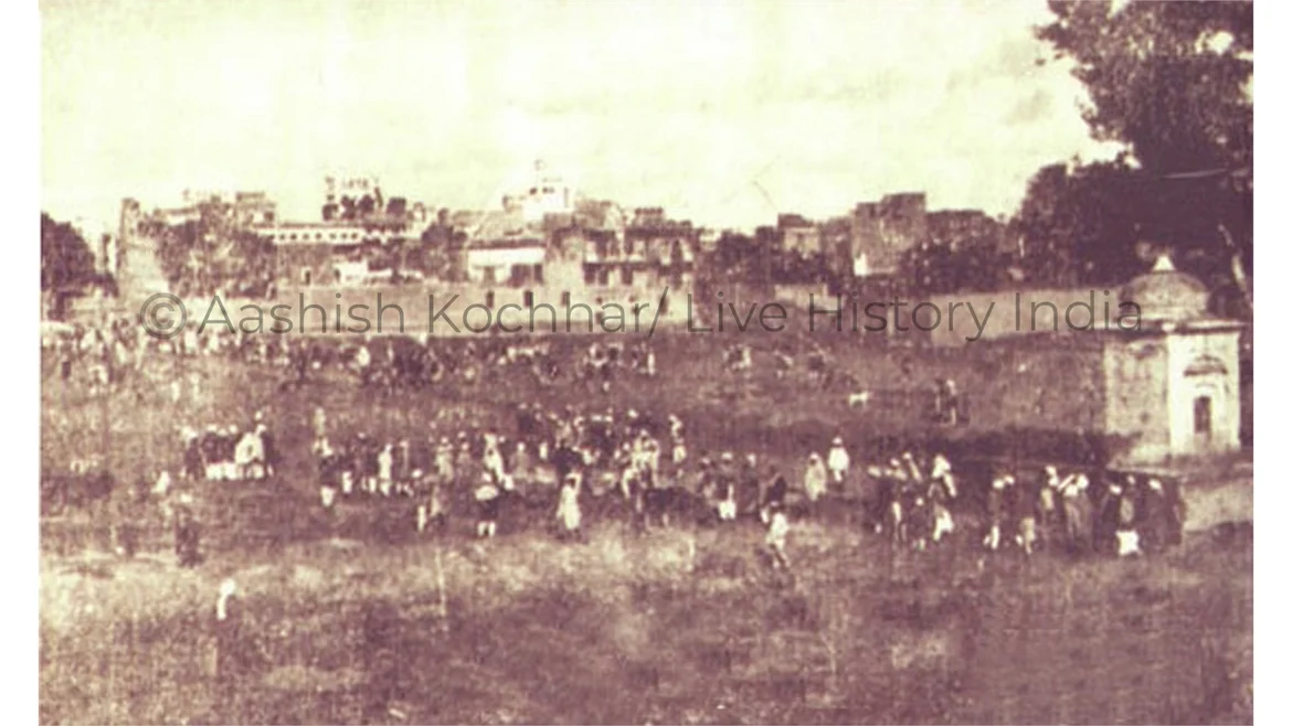 Jallianwala Bagh after the massacre