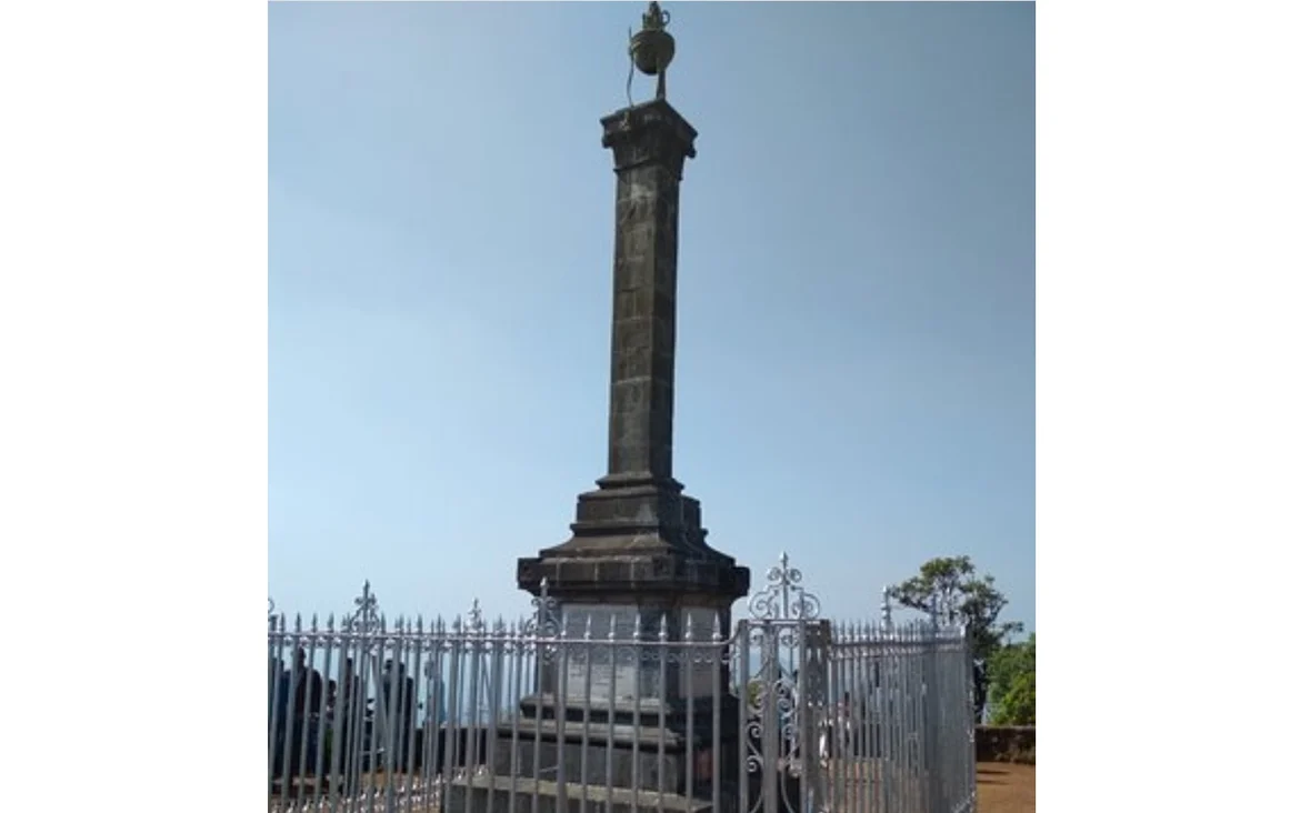 Memorial point in Mahabaleshwar setup in honour of Lodwick