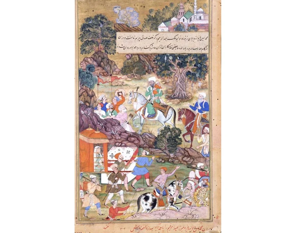 Illustration from Akbarnama