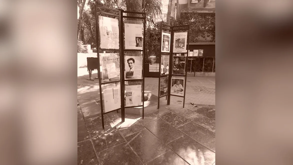 A ‘What’s Playing’ board outside Prithvi Theatre