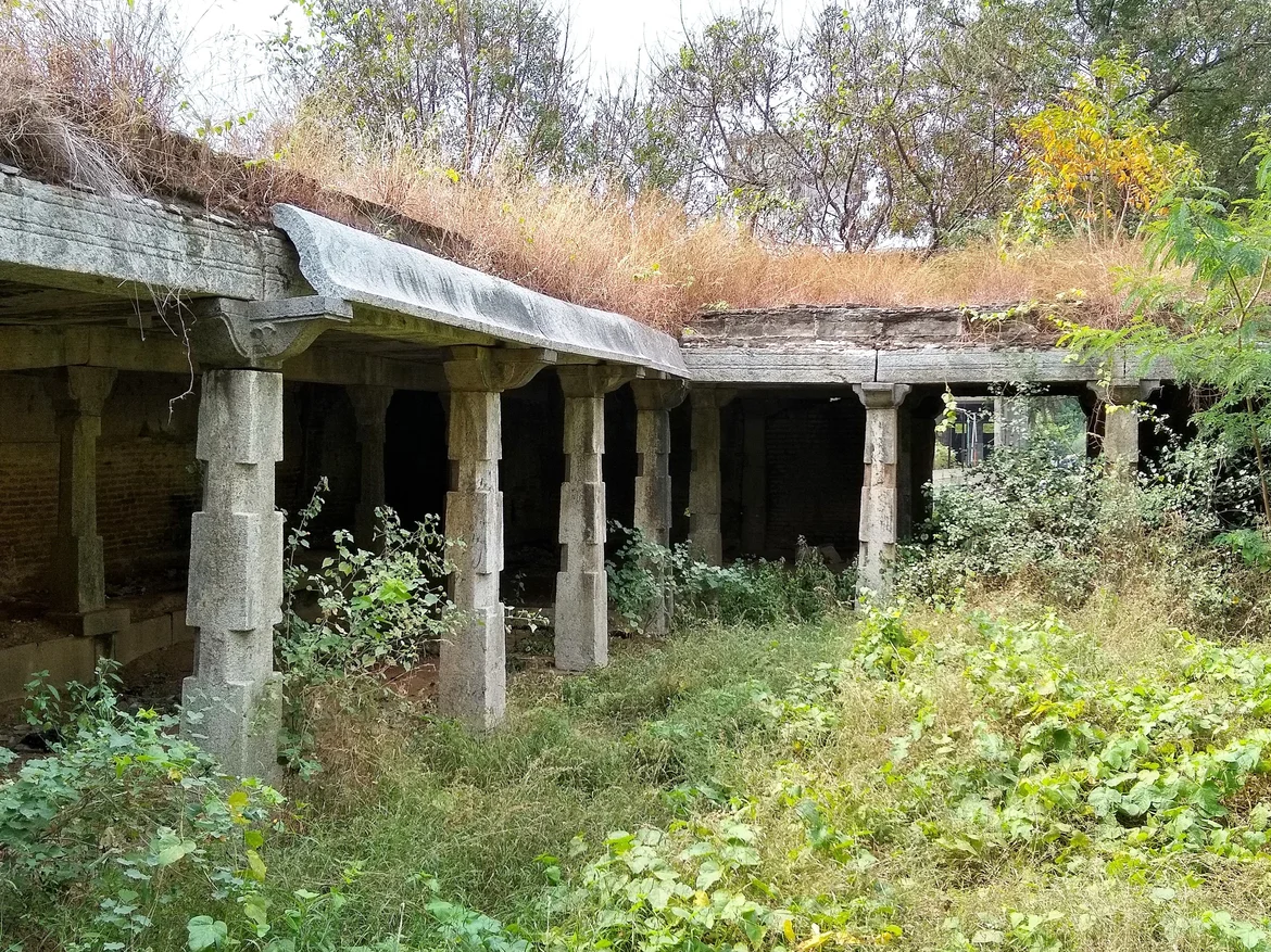 The inner courtyard