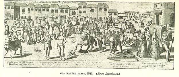 Goa Market Place, 1583